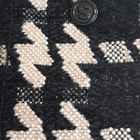 Sandro Breene Houndstooth Skirt size 36 - Picture 8 of 10